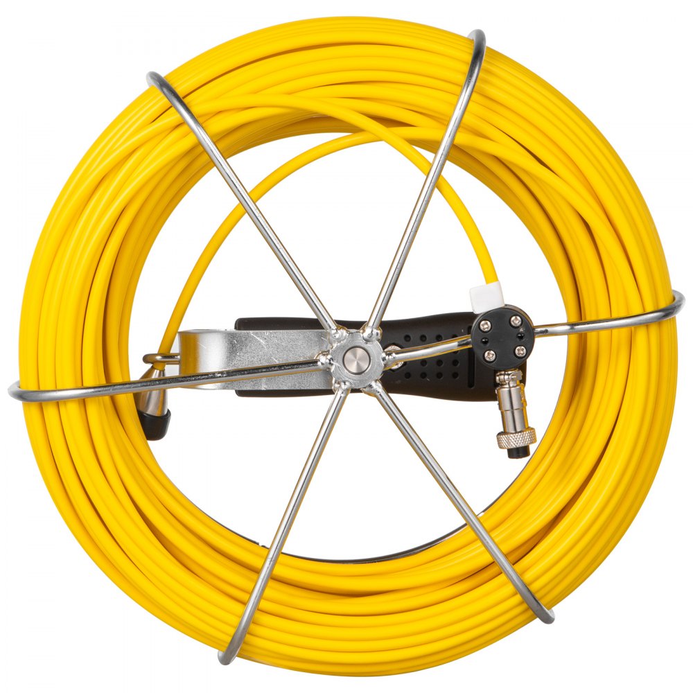 VEVOR Pipe Inspection Camera 20m Cable Sewer Camera 7inch Display Sewer Inspection Cameras Water-Proof with Typing Keyboard 4500mAh Battery Pipe Camera for Sewer Detection