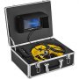 VEVOR 20M Sewer Inspection Camera 9 Inch Monitor LCD DVR Waterproof Pipeline Drain Inspection System Camera Kit with 8G SD Card (20M 9Inch)