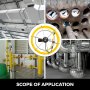 30m Pipe Inspection Camera Cable Inspection Wire Drain Pipe Sewer W/handle