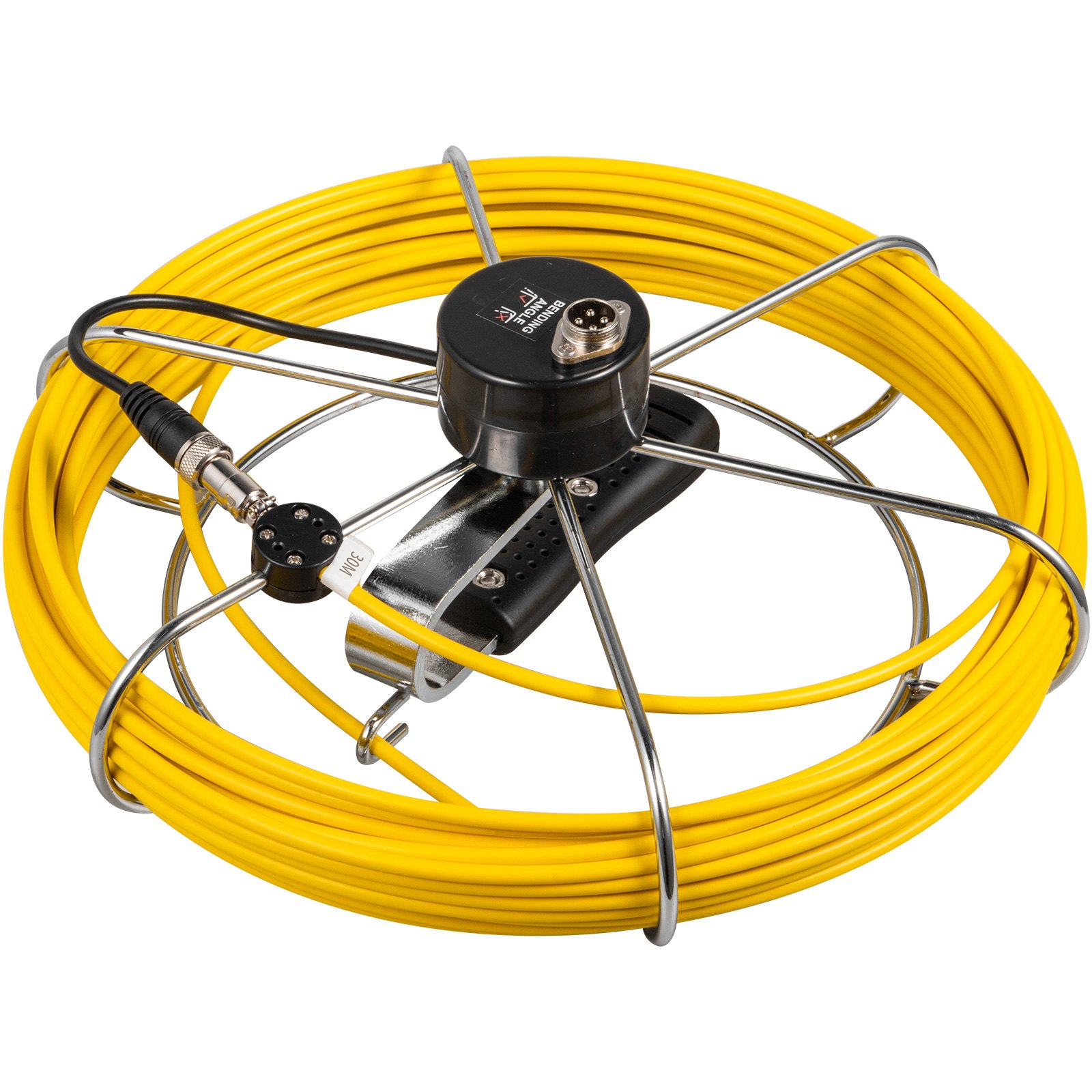 30m Length Pipe Inspection Camera Cable w/Handle System Sewer Drain Pipeline