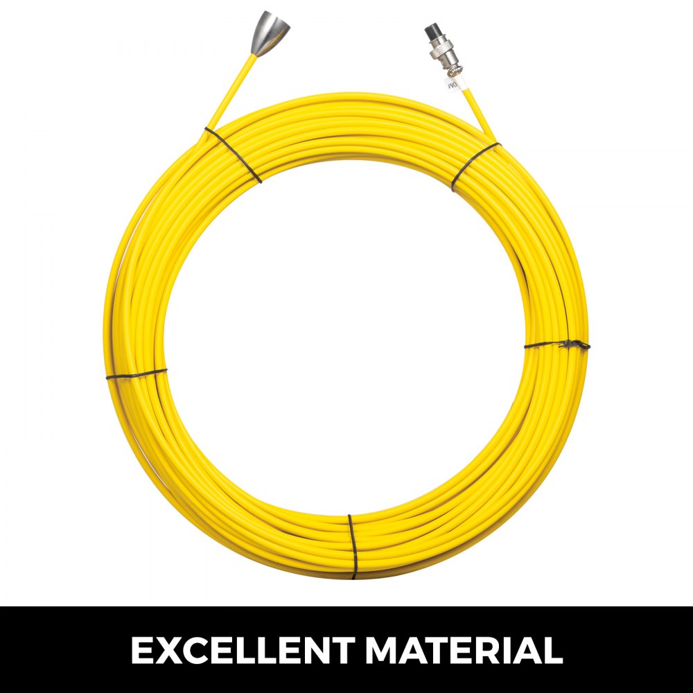 30M Length Pipe Inspection Camera Cable Sewer Drain Pipeline Wire Cord