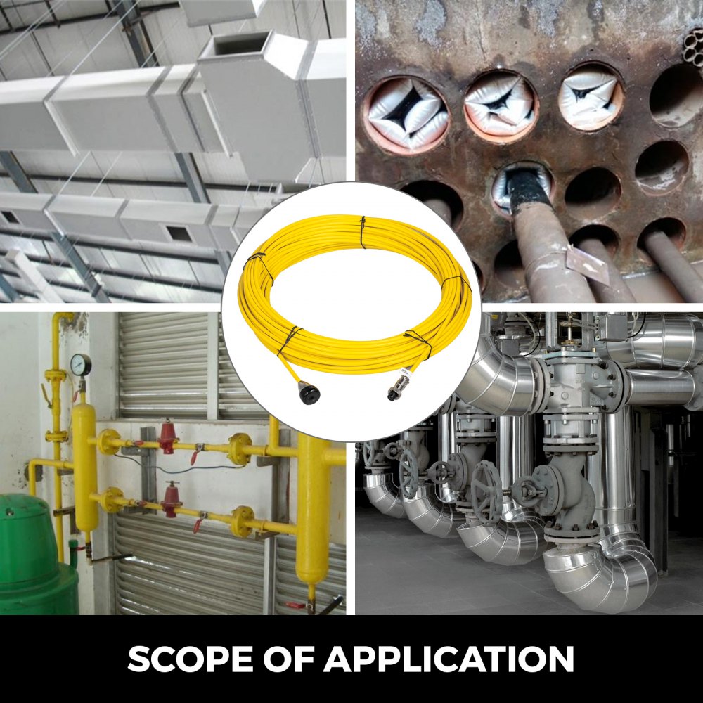 30M Length Pipe Inspection Camera Cable Sewer Drain Pipeline Wire Cord