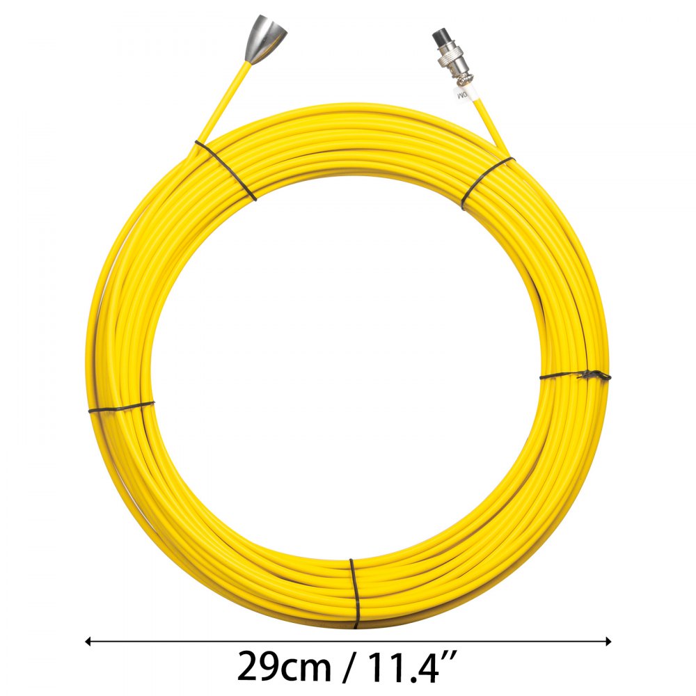 30M Length Pipe Inspection Camera Cable Sewer Drain Pipeline Wire Cord