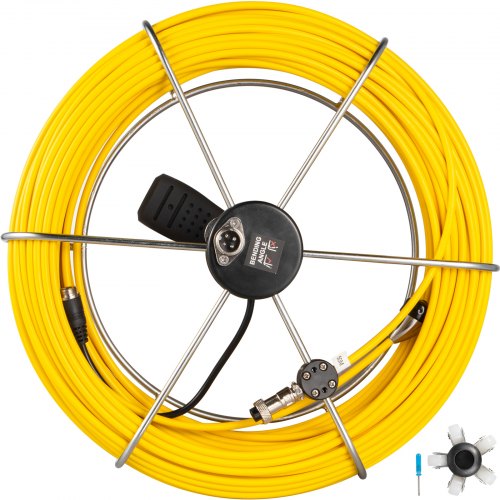 50m Length Pipe Inspection Camera Cable With Handle System Sewer Drain Pipeline