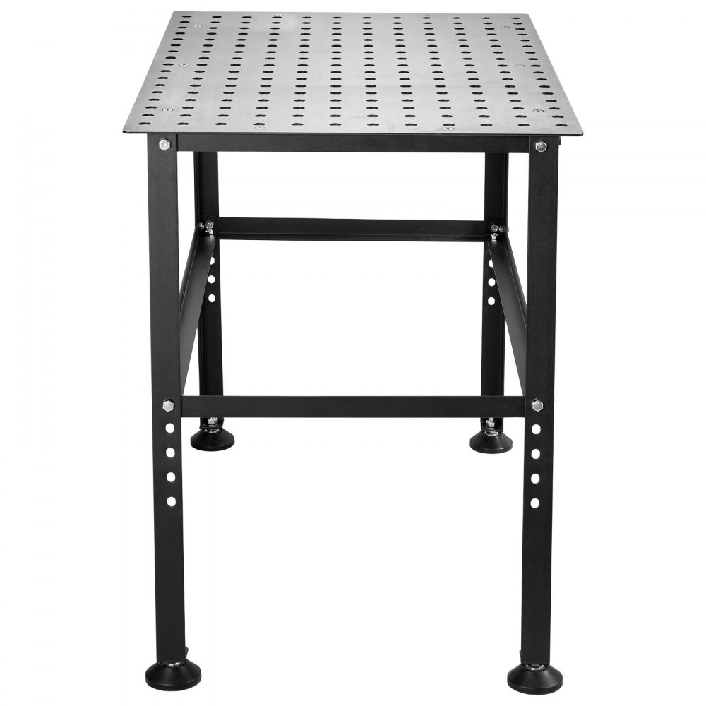VEVOR Welding Table 36" x 24", 800LBS Capacity Welding Workbench Table, Heavy-Duty Work Bench with 0.63" Fixture Holes and Non-slip Foot Pads for Welding Assembly Repair Works
