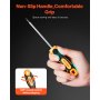12-Piece Magnetic Screwdriver Set 5 Phillips 5 Flat Head Tips Magnetizer Tool
