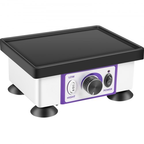 VEVOR Square Quartet Vibrator, 4.4 LBS/ 2KG Lab Vibrator, 110V/120W Square Quartet Model Vibrator, Adjustable Variable Speed Quartet Vibrator Equipment, Plaster Lab Oscillator Gypsum Mixing Machine