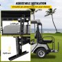 VEVOR Golf Cart Rear Flip Seat Kit Club Car DS Folding Rear Seat Kit 1982-2000.5