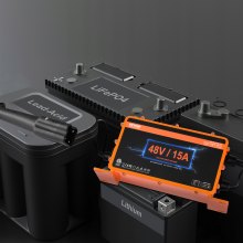VEVOR Cargador de batería inteligente para carrito de golf de 48 voltios y 15 amperios para enchufe Yamaha G29 IP67