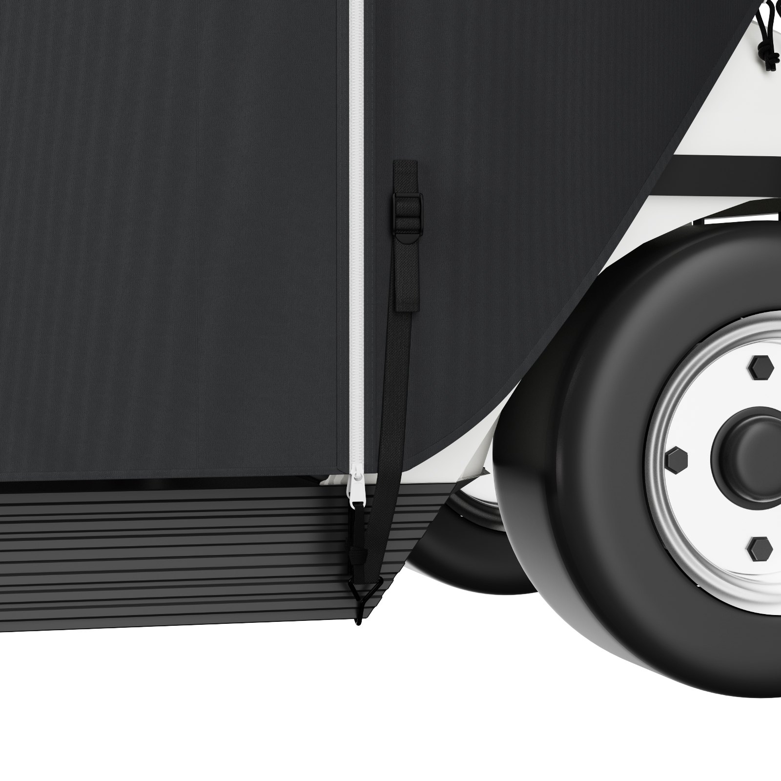 VEVOR Golf Cart Enclosure, Polyester Driving Enclosure, Club Car Covers Universal Fits for 2+2 Passenger Golf Carts, Sunproof and Dustproof Outdoor Cart Cover