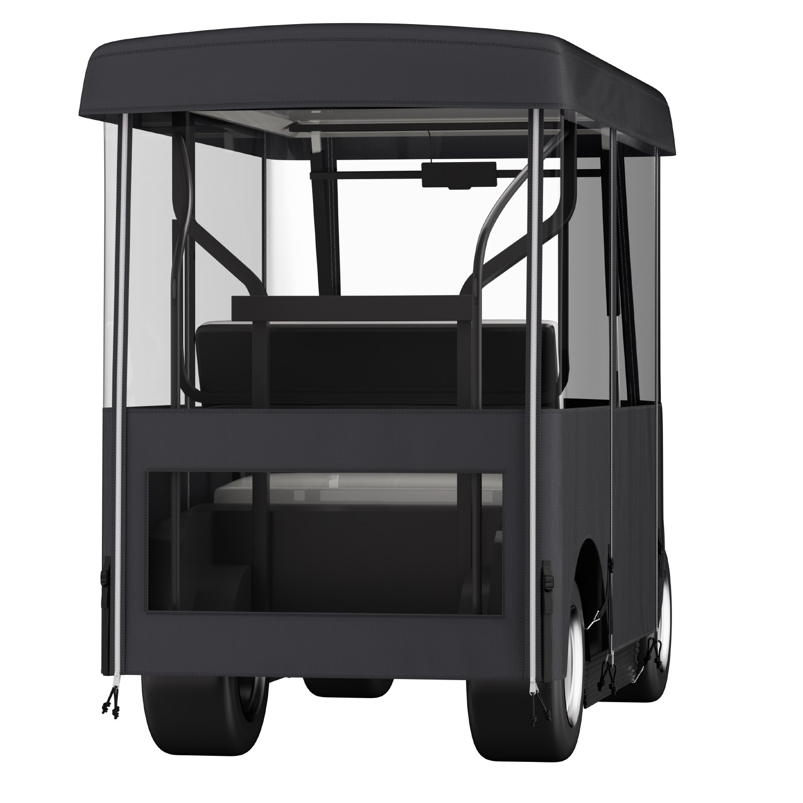 VEVOR Golf Cart Enclosure 86'', 4-Person Golf Cart Cover, 4-Sided Fairway Deluxe, 300D Waterproof Driving Enclosure with Transparent Windows, Fit for 4-Seat EZGO, Club Car, Yamaha Carts