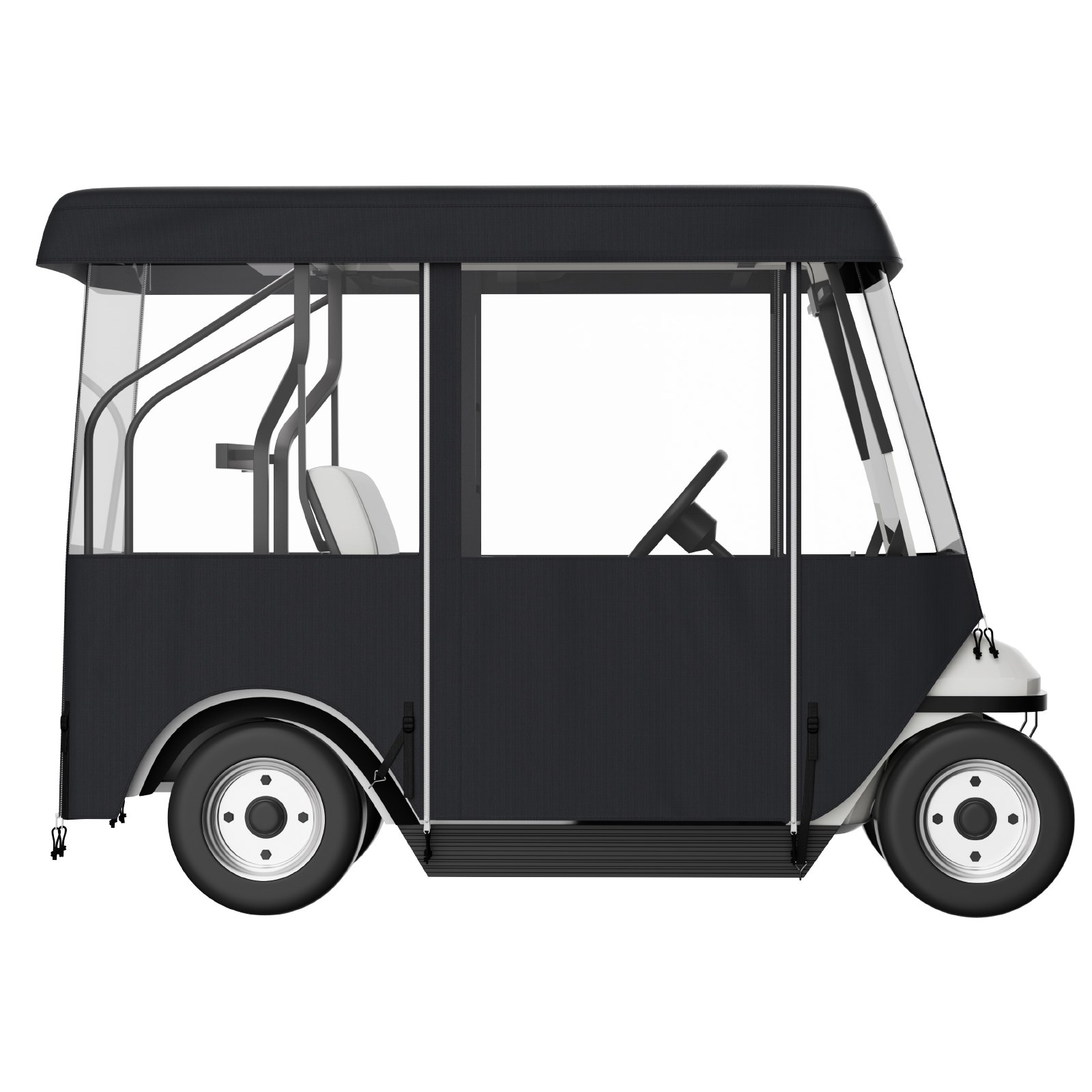 VEVOR Golf Cart Enclosure 86'', 4-Person Golf Cart Cover, 4-Sided Fairway Deluxe, 300D Waterproof Driving Enclosure with Transparent Windows, Fit for 4-Seat EZGO, Club Car, Yamaha Carts