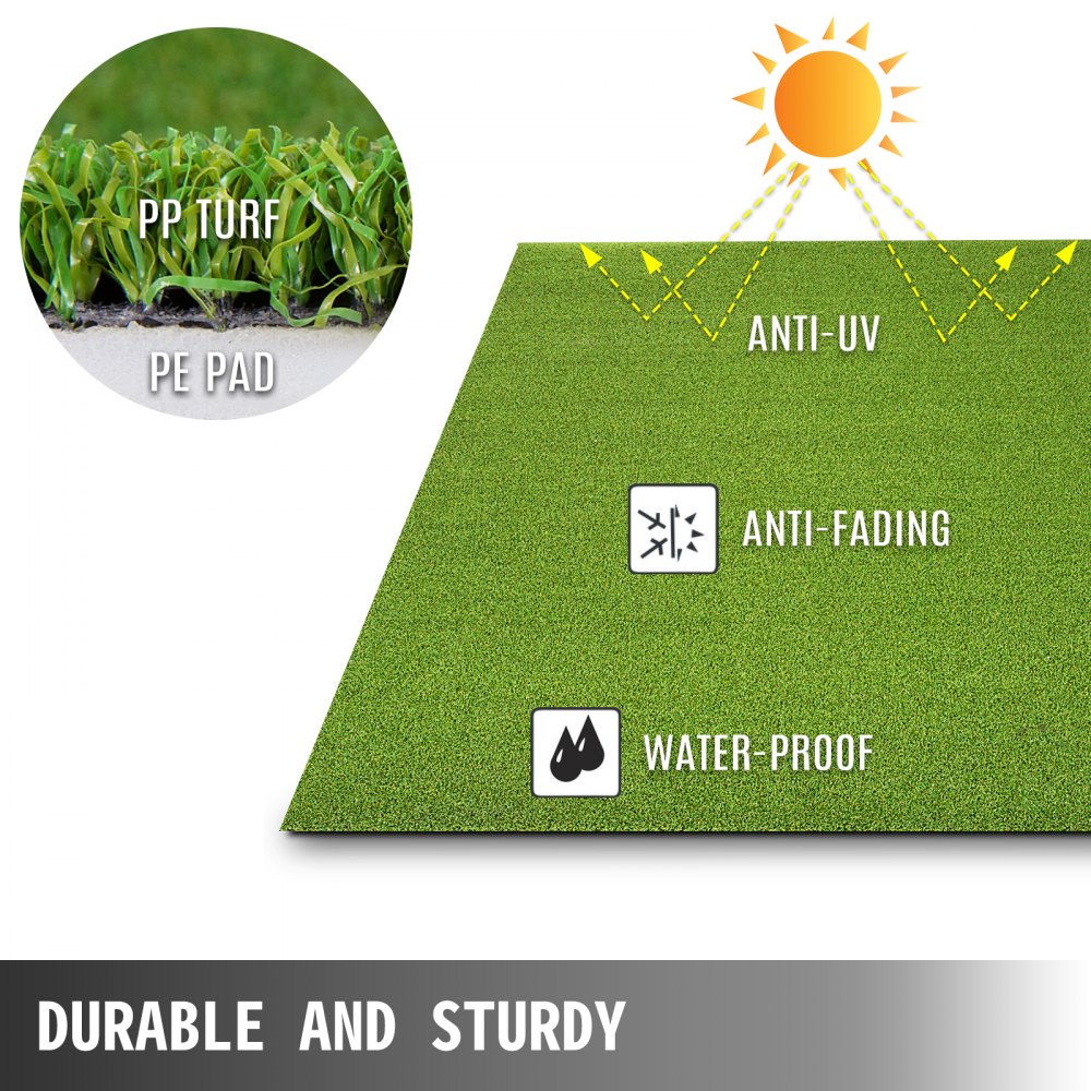 New 4x4Ft Backyard Golf Mat Residential Training Hitting Pad