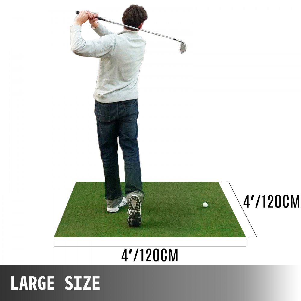 New 4x4Ft Backyard Golf Mat Residential Training Hitting Pad