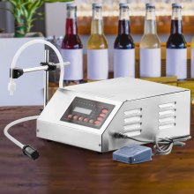 VEVOR Liquid Filling Machine 5-3500ml GFK-160 LCD Display Digital Control Pump Liquid Filler Machine Automatic Liquid Filling Machine