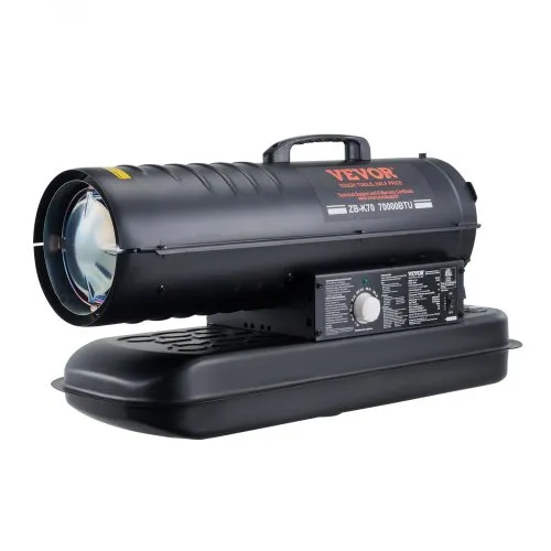 VEVOR Kerosene Forced Air Heater, 70000 BTU Portable Torpedo