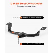 VEVOR Class 3 Trailer Hitch Tow Hitch with 2" Receiver for 2012-2016 Honda CR-V
