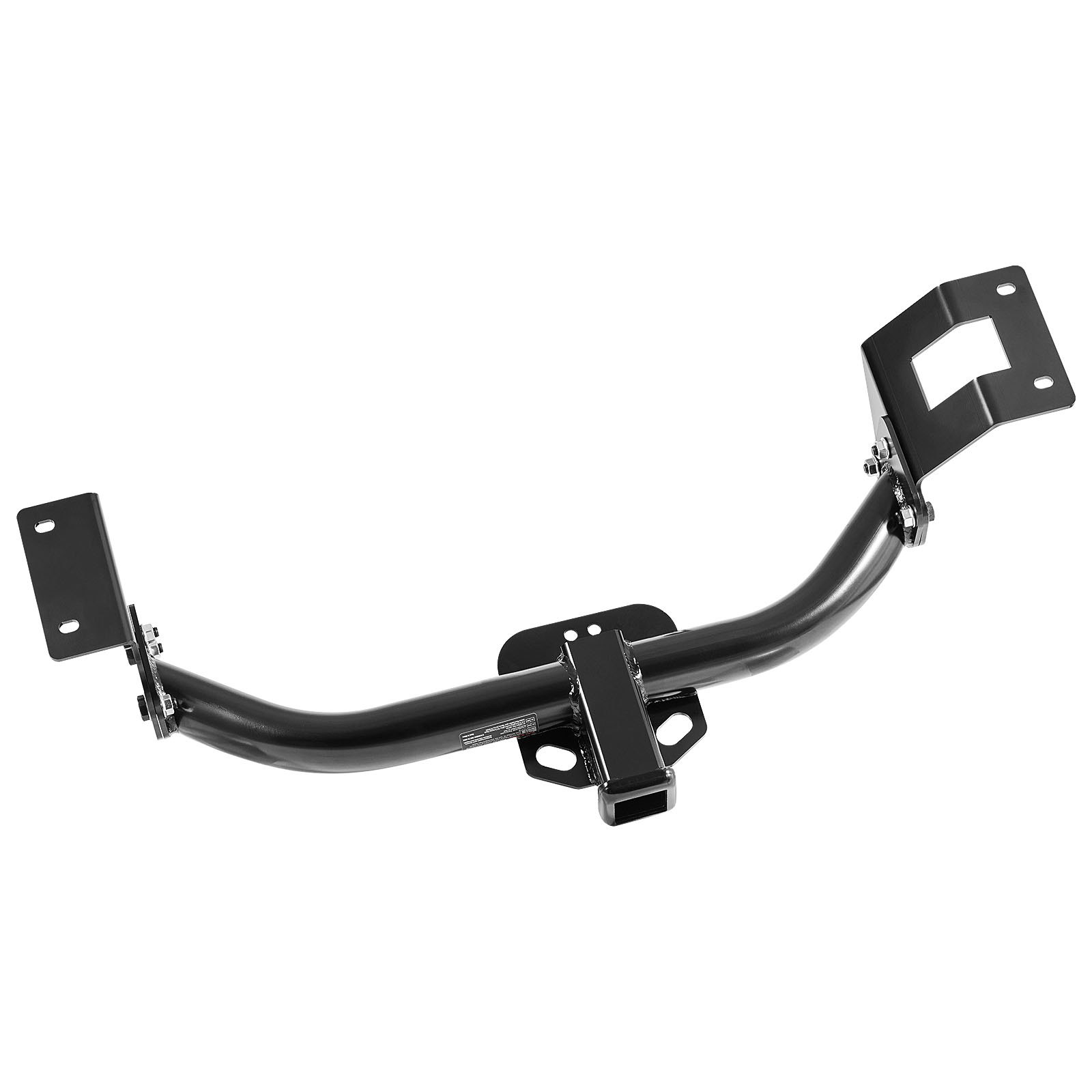 VEVOR Class 3 Trailer Hitch, 2-Inch Receiver, 6000 lbs, Q345B Steel Tube Frame, Compatible with 2012-2016 Honda CR-V, Multi-Fit Hitch to Receive Ball Mount, Cargo Carrier, Bike Rack, Tow Hook, Black