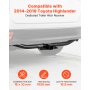 VEVOR Class 3 Trailer Hitch Tow Hitch 2" Receiver for 14-19 Toyota Highlander