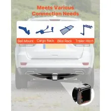 VEVOR Class 3 Trailer Hitch Tow Hitch 2" Receiver for 11-21 Jeep Grand Cherokee