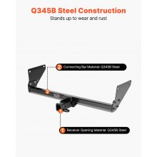 VEVOR Class 3 Trailer Hitch Tow Hitch with 2" Receiver for 2020-2024 Honda RAV4