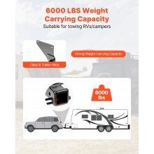 VEVOR Class 3 Trailer Hitch Tow Hitch with 2" Receiver for 2020-2024 Honda RAV4