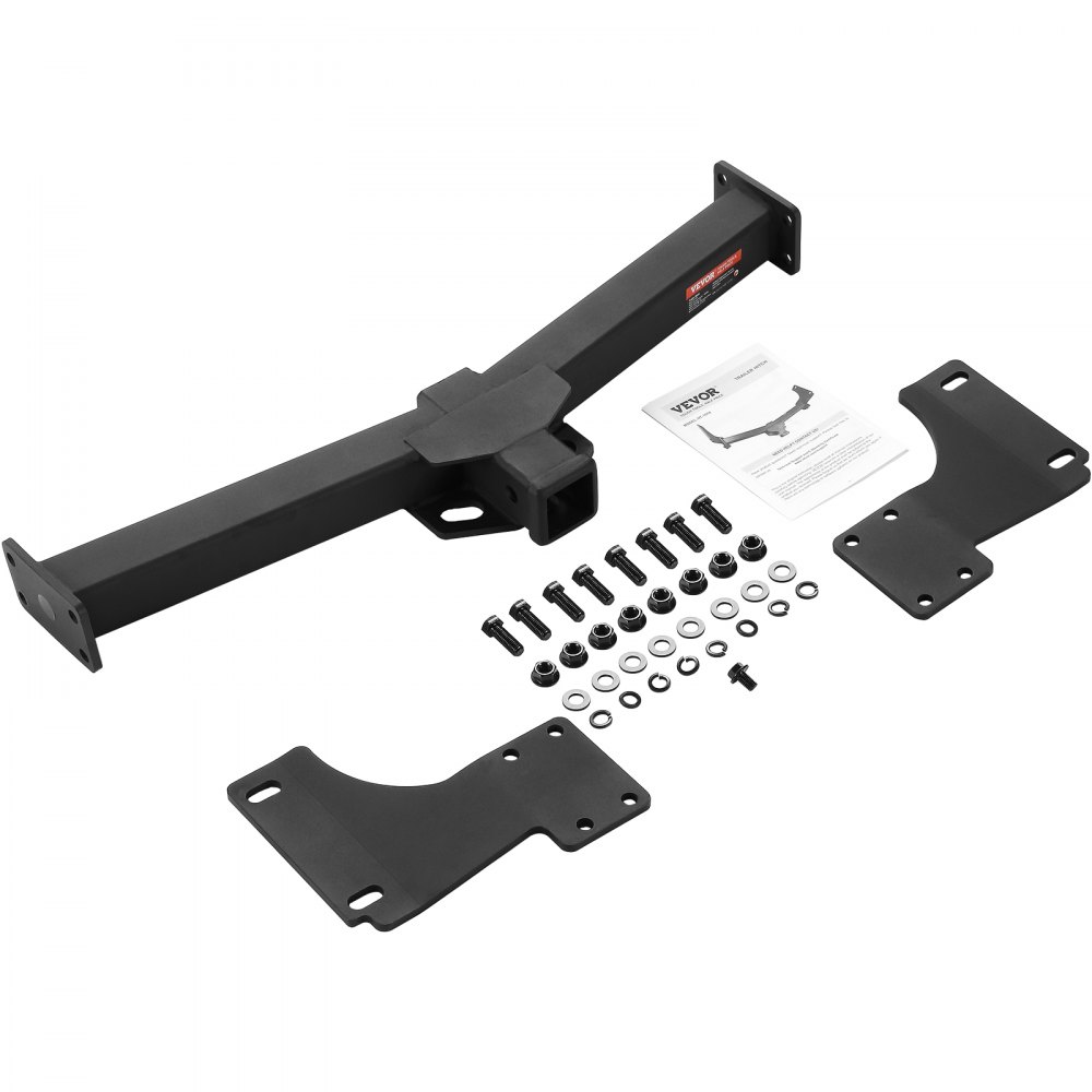 VEVOR Class 3 Trailer Hitch, 2-Inch Receiver, Q455B Steel Tube Frame, Compatible with 2011-2023 Jeep Grand Cherokee, Multi-Fit Hitch to Receive Ball Mount, Cargo Carrier, Bike Rack, Tow Hook, Black