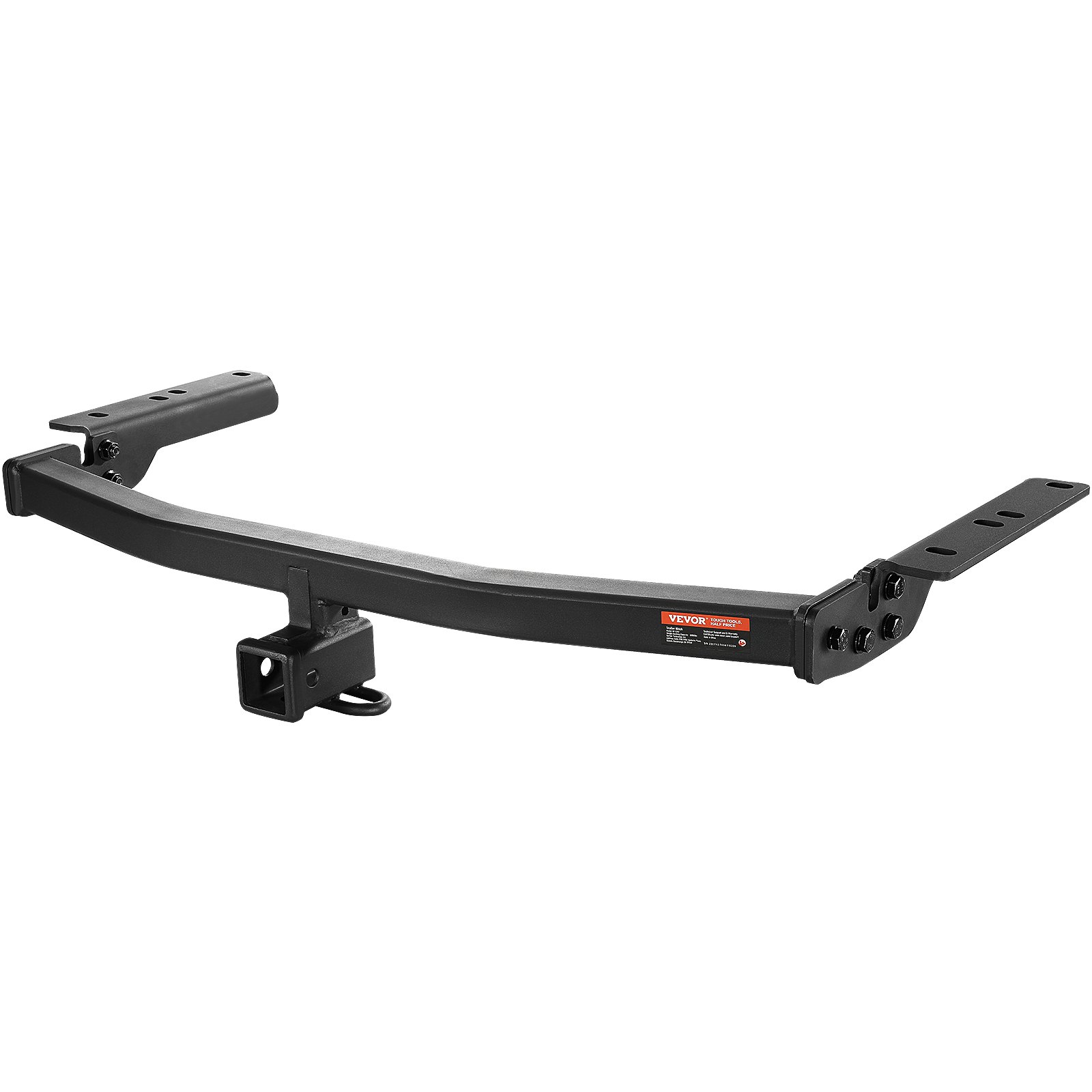 VEVOR class 3 trailer hitch in black with mounting brackets and receiver tube.