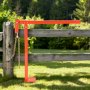 VEVOR 78 cm T Post Puller, Heavy Duty Fence Post Puller with 109.2 cm Lifting Chain, Rust-Resistant Steel, Labor-Saving T-Post Remover Tool for Round Fence Posts, Sign Posts & Tree Stumps