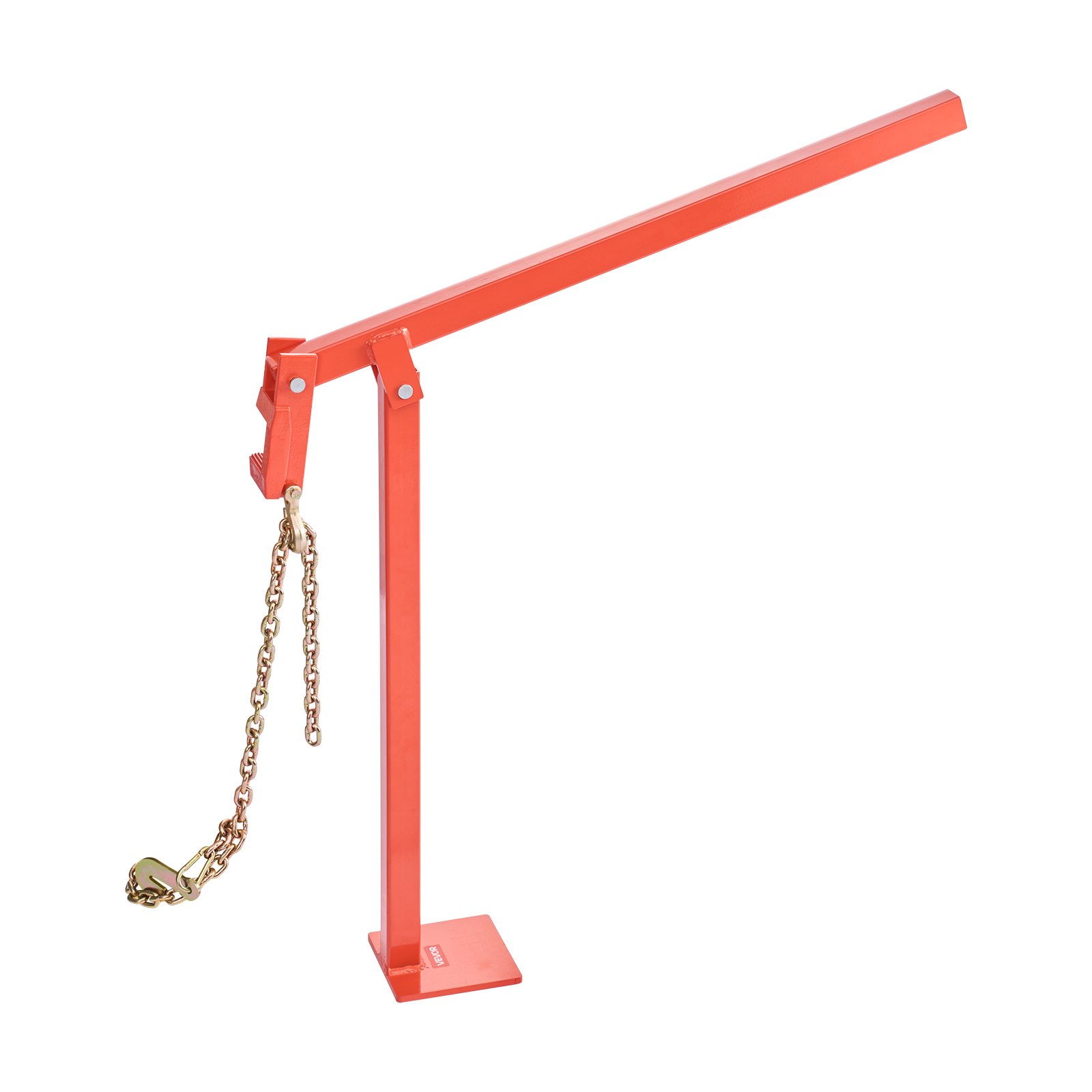 VEVOR 78 cm T Post Puller, Heavy Duty Fence Post Puller with 109.2 cm Lifting Chain, Rust-Resistant Steel, Labor-Saving T-Post Remover Tool for Round Fence Posts, Sign Posts & Tree Stumps