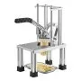 VEVOR French Fry Cutter, Commercial Vegetable Chopper with 4 Replacement Blades, 0.6 cm, 0.9 cm Blade Easy Dicer Chopper, 6-wedge Slicer and 6-wedge Apple Corer, 420J2 Stainless Steel, Restaurant
