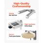 Commercial French Fry Cutter Vegetable Chopper with 3 Blades and 1 Juicer