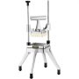 VEVOR vegetable chopper with stainless steel blades and sturdy base. ideal for kitchen use.
