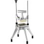 VEVOR vegetable chopper with stainless steel legs and a grid blade for dicing vegetables easily.