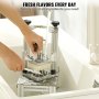 VEVOR Commercial French Fry Cutter with 4 Replacement Blades, 1/4″ & 3/8″ Blade Easy Dicer Chopper, 6-wedge Slicer & 6-wedge Apple Corer, Lemon Potato Cutter for French Fries with Tray and Handle