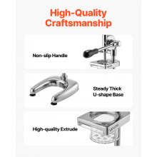 Manual Long French Fries Squeezer Stainless Steel Mashed Potato Extruder