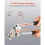 VEVOR 3 in 1 Manual Lever Pipe Tube Bender for 6.35 mm 9.5 mm 12.7 mm O.D. Pipes