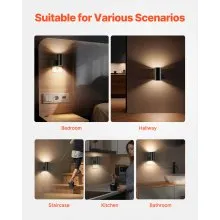 VEVOR LED Night Lights Dusk to Dawn Sensor Modern Night Lights Plug into Wall