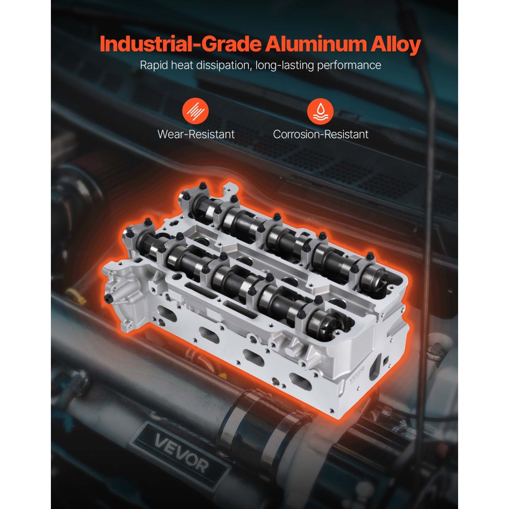 VEVOR Cylinder Head Assembly for 2011-2019 Chevy Cruze Sonic Trax 1.4L Turbo, 2013-2019 Buick Encore 4 Cyl 1.4L, Complete Engine Cylinder Head Assembly Replaces 55573669, 55565291, 55573010, 55573011