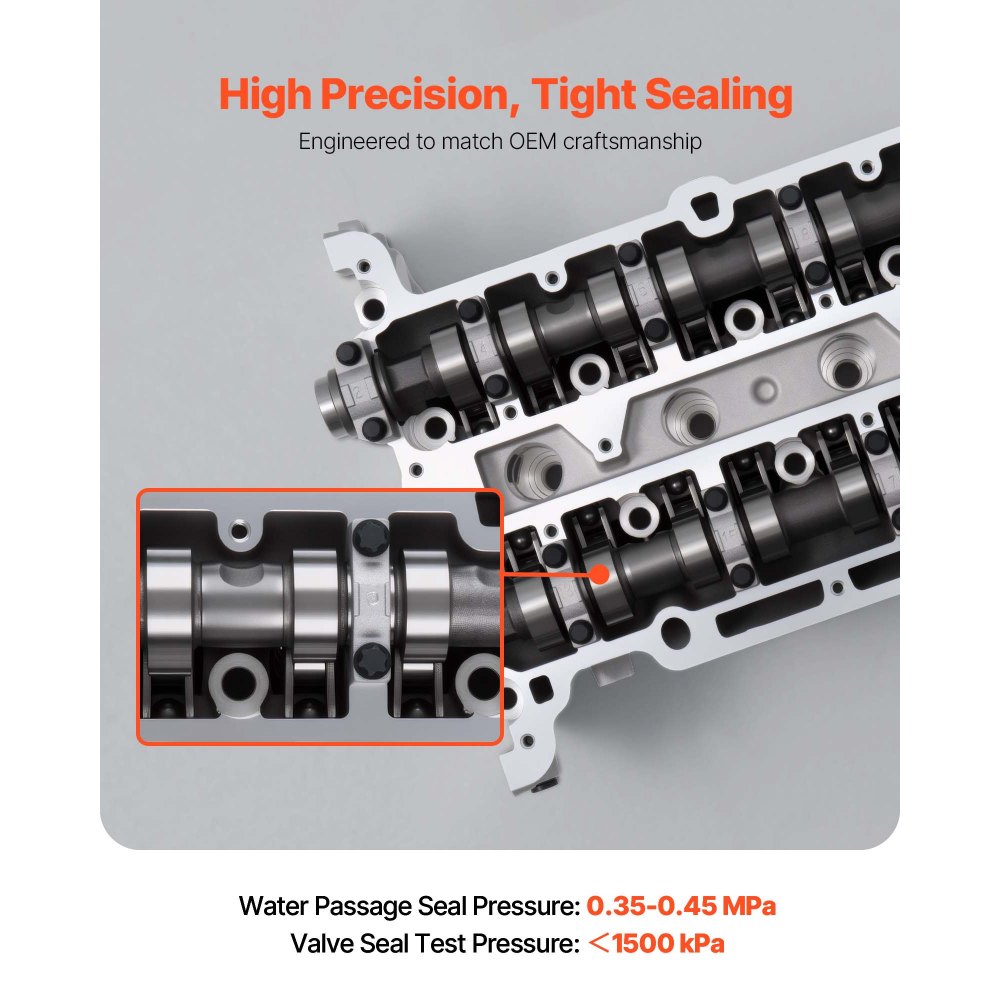 VEVOR Cylinder Head Assembly for 2011-2019 Chevy Cruze Sonic Trax 1.4L Turbo, 2013-2019 Buick Encore 4 Cyl 1.4L, Complete Engine Cylinder Head Assembly Replaces 55573669, 55565291, 55573010, 55573011