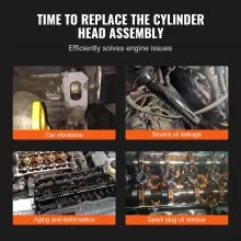 VEVOR Engine Cylinder Head Assembly Replacement, Cast Iron Engine Cylinder Head, Compatible with CHEVROLET 1500 PICKUP 96-99, ESCALADE 99-00, GMC 1500 PICKUP 96-99, SUBURBAN 1500 96-99, TAHOE 96 2000