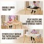 VEVOR Kids Sensory Table & Chair Set Sand Water Play Table with 2 Storage Bins