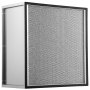 VEVOR HEPA Replacement Filter, 24\'\'x24\'\'x11.5\'\' AC Filter, True HEPA Pleated Air Filter, Air Filter Replacement with Galvanized Frame, 99.97% Standard Filter Compatible for HEPA Filter Novair 20