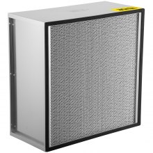 VEVOR HEPA Replacement Filter, 24''x24''x11.5'' AC Filter, True HEPA Pleated Air Filter, Air Filter Replacement with Galvanized Frame, 99.97% Standard Filter Compatible for HEPA Filter Novair 2000
