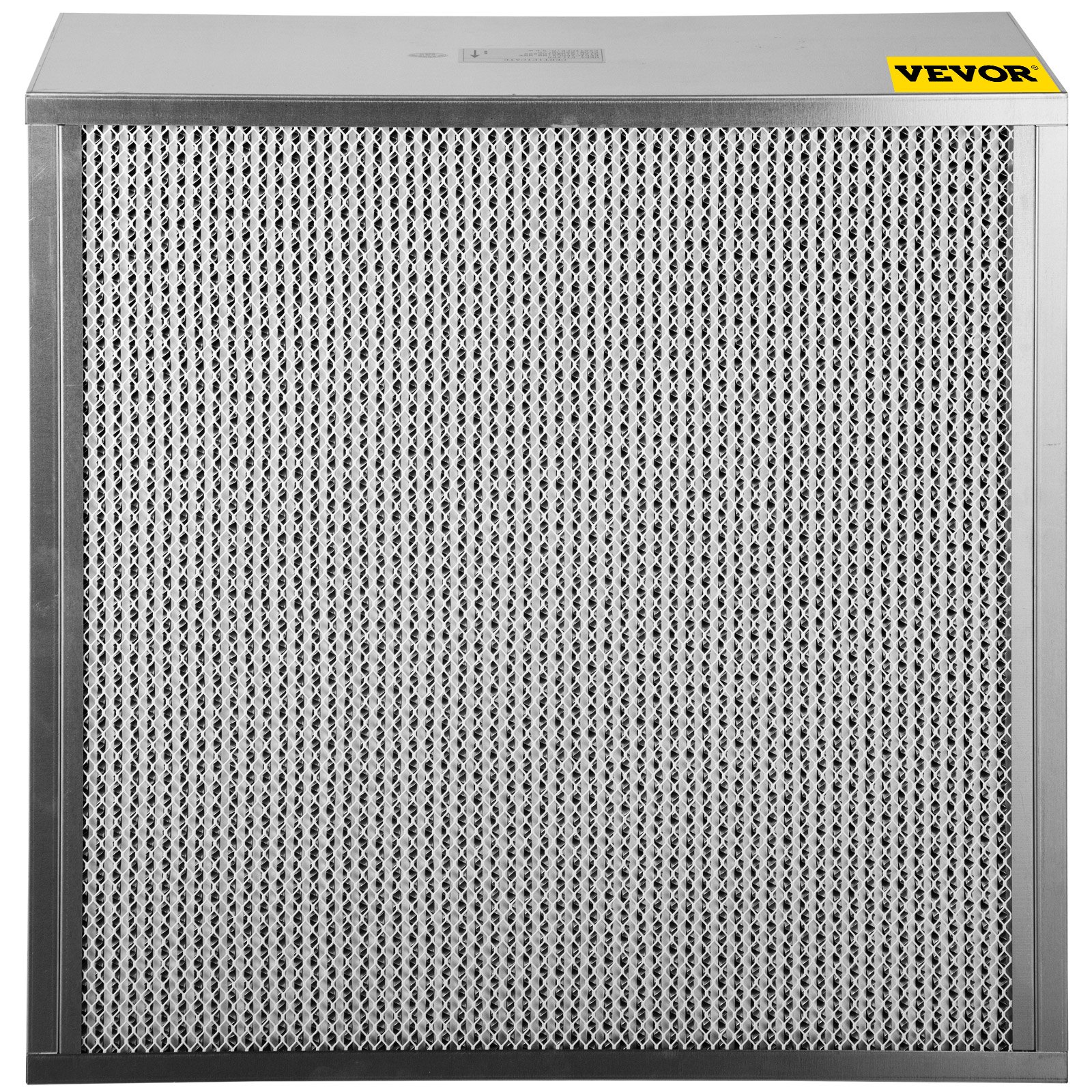 VEVOR HEPA Replacement Filter, 24\'\'x24\'\'x11.5\'\' AC Filter, True HEPA Pleated Air Filter, Air Filter Replacement with Galvanized Frame, 99.97% Standard Filter Compatible for HEPA Filter Novair 20