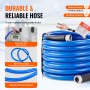 VEVOR 25ft Heated Water Hose for RV -45℉ Antifreeze Heated Drinking Water Hose