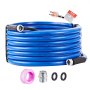 VEVOR 50ft Heated Water Hose for RV, Heated Drinking Water Hose Antifreeze to -45°F, Automatic Self-regulating, 5/8" I.D. with 3/4" GHT Adapter, Lead and BPA Free