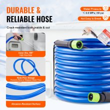 VEVOR 50ft Heated Water Hose for RV -45℉ Antifreeze Heated Drinking Water Hose