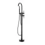 VEVOR Freestanding Bathtub Faucet, Floor Mount, Freestanding Tub Filler, Shower Mixer Taps, Two Water Modes, 360° Swivel Spout, for Bathing & Showering Pet Bathing Cleaning Drains Toilet Flushing