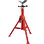 VEVOR V Head Pipe Stand 1/8\"-12\" Capacity, Adjustable Height 24\"-42\", Pipe Jack Stands 2500 lb. Load Capacity, Portable Folding Pipe Stands, Carbon Steel Body More Durable